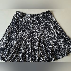 Lily black/blue full skirt